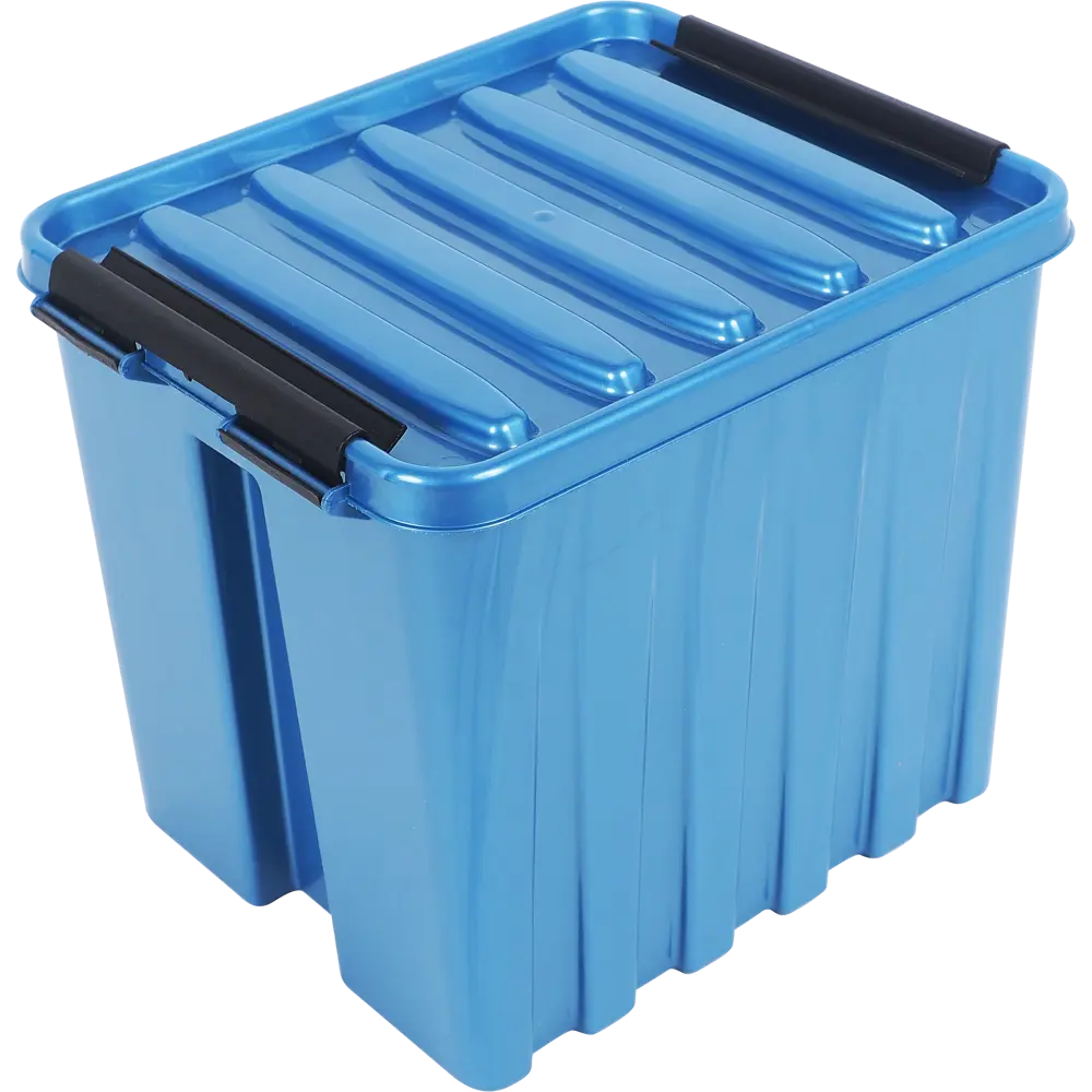 Контейнер Rox Box 21x17x18 см 4.5 л пластик с крышкой цвет синий STLM-2101674