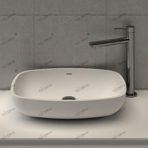 46670 Накладная раковина на столешницу  овальная Dimasi 