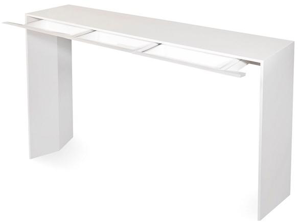 ALBEDO Лакированная прямоугольная консоль из мдф с ящиками Praia sun-id-1507334 - Вид №3