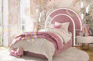 CIST277 Детская односпальная кровать Жевательная резинка