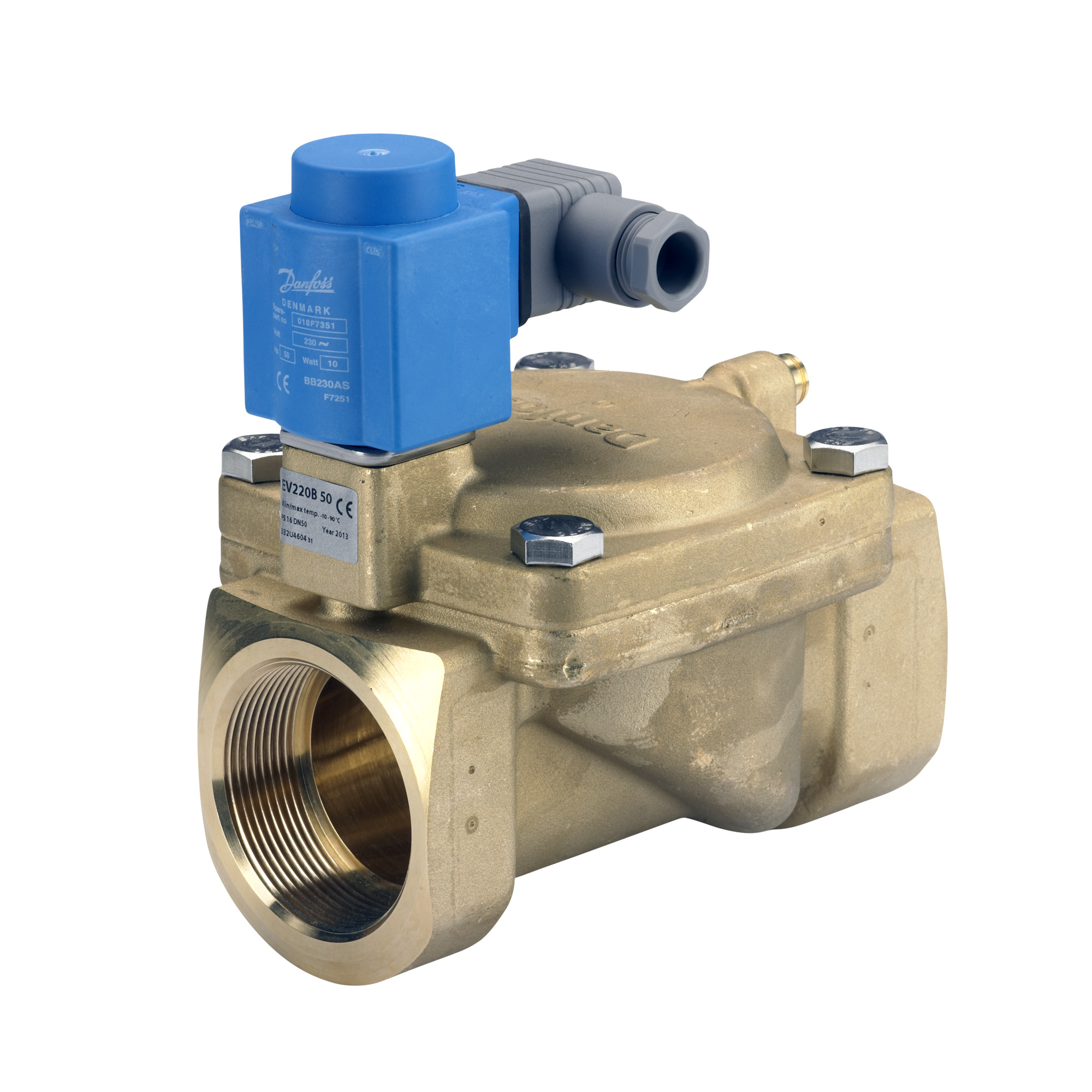 Danfoss EV220B — двухходовые электромагнитные клапаны для общей промышленности Клапан электромагнитный EV220B с кат. 032U460416  - Вид №52