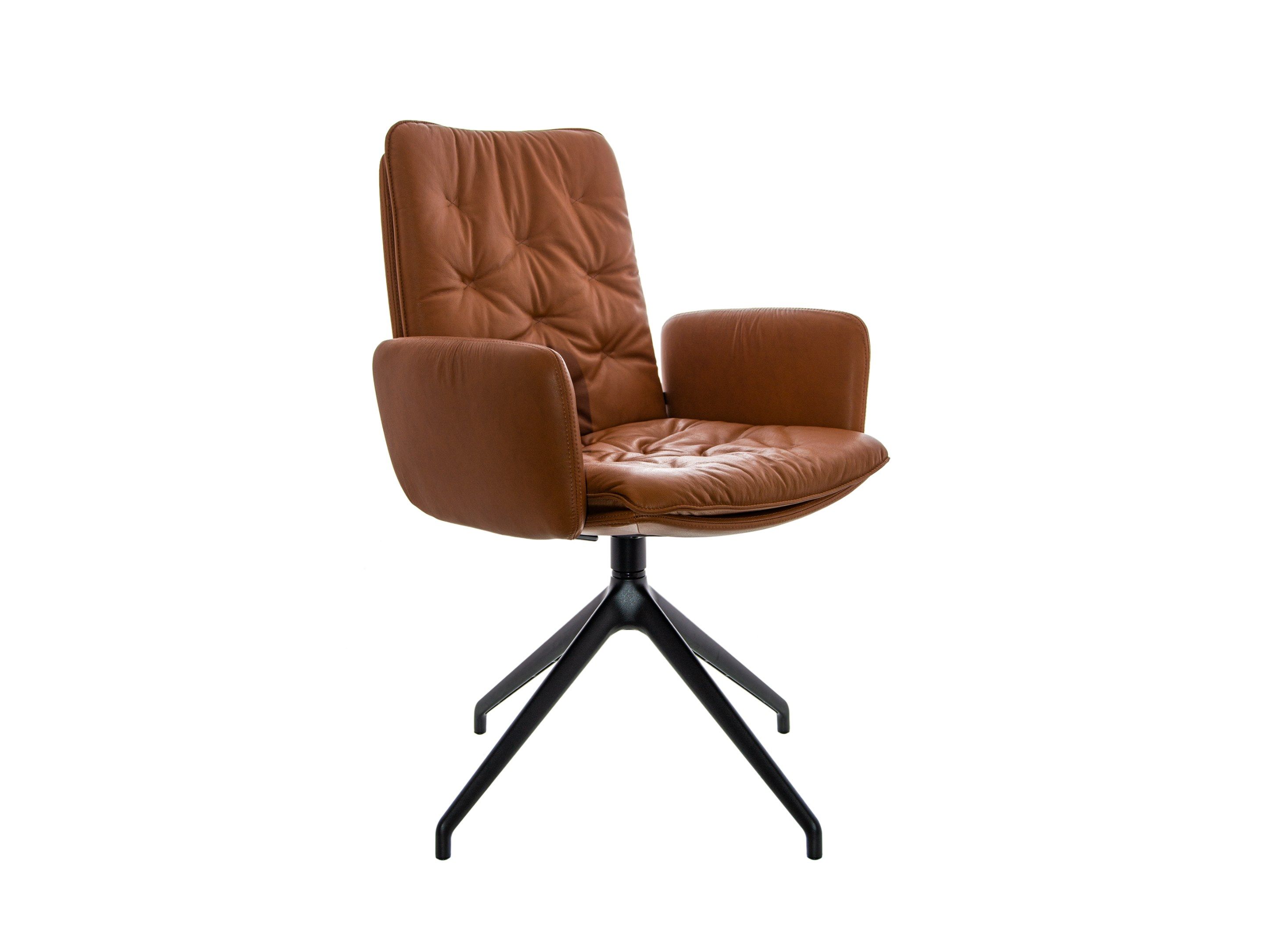 Мягкое вращающееся кресло с подлокотниками KFF Arva Stitch ARCH-00096538 - Вид №5