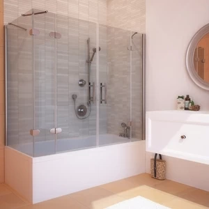 Шторка на ванну 70-80x100-110 GV-105 GUTEWETTER LUX PART