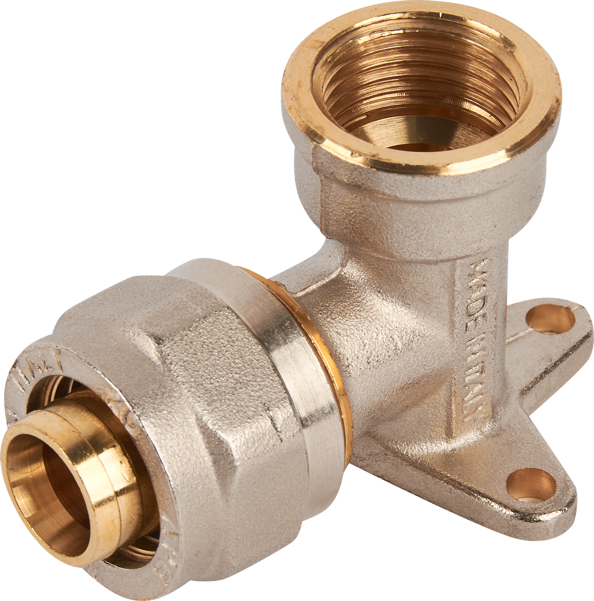 Угольник обжимной Stout для систем водоснабжения и отопления 82306125