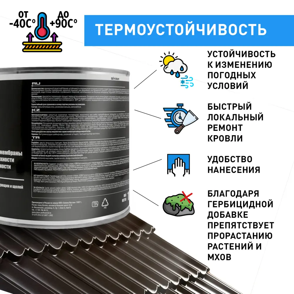 Герметик Tytan Water Stop для гидроизоляции швов и трещин 85635379 STLM-0064789 - Вид №5
