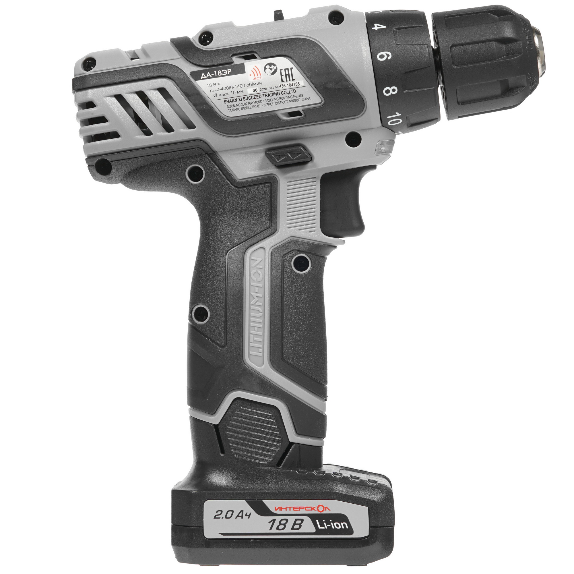 Дрель-шуруповерт Интерскол ДА-18ЭР 8191440 STDN-0025163 - Вид №1