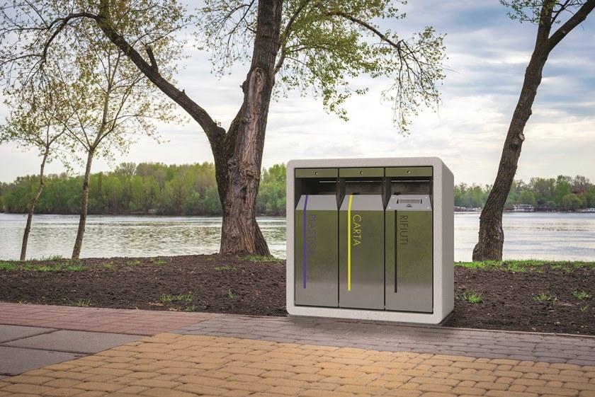 Bellitalia Реконструированная урна для мусора для раздельного сбора мусора sun-id-1447820 - Вид №1