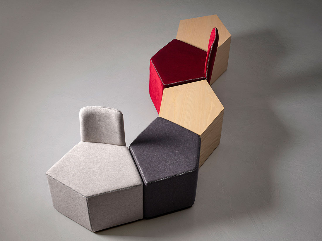 078015 Модульный пуф Belta-Frajumar Pent Santreyd