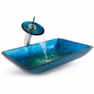 C-GV204RE-15mm-KGW1700 Накладная раковина на столешницу  прямоугольная Krausru