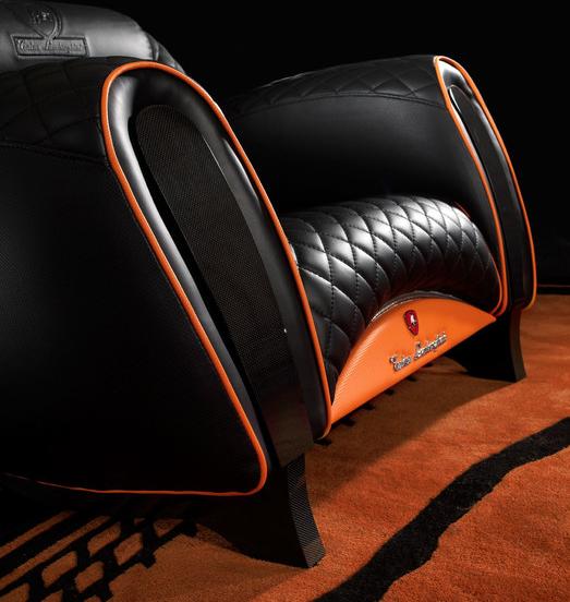 Tonino Lamborghini Casa Мягкое кожаное кресло с подлокотниками Imola sun-id-1423243 - Вид №1