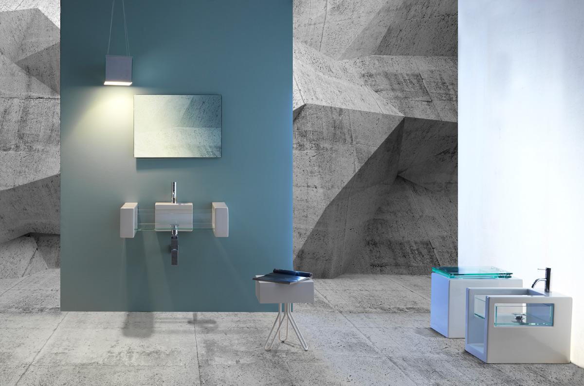 GLLA60 Накладная раковина на столешницу GSG CERAMIC GLASS - Вид №4