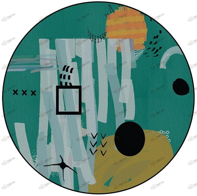 YO2 Круглый коврик с рисунком из полиамида Lack methods sun-id-1350332