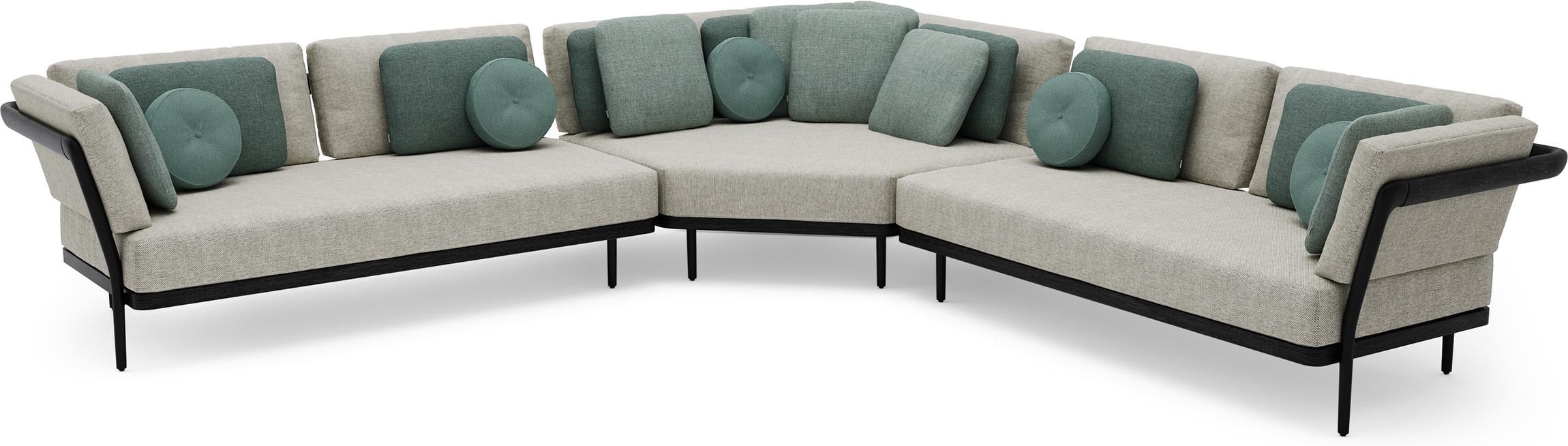 Concept 9 teak nero черный Manutti Flex MNST546