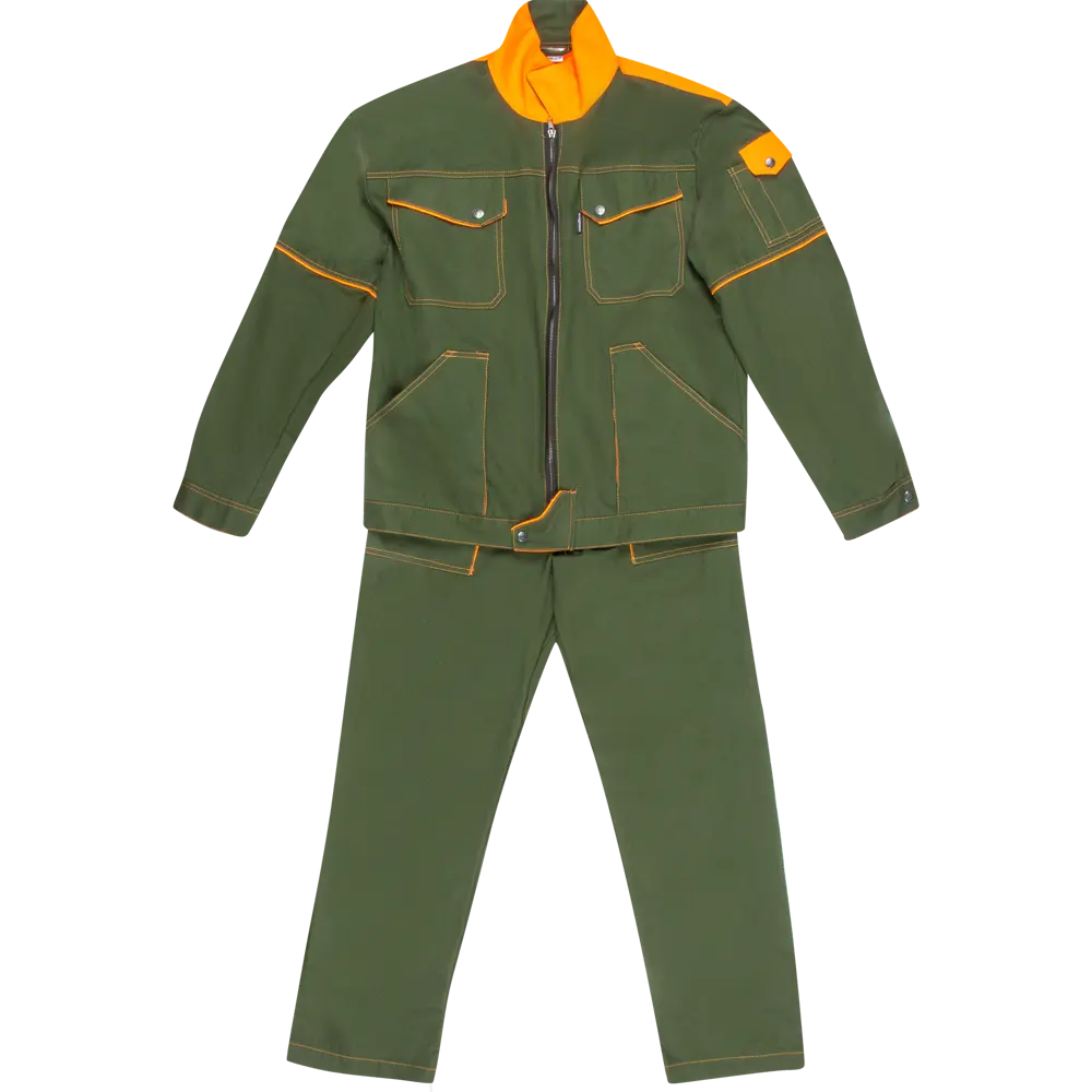 Костюм Бригада размер 48-50, цвет зелёный/оранжевый 82167225 STLM-2209260 Santreyd 