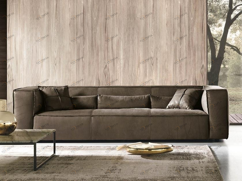 Max Divani 3-х местный кожаный диван Ida sun-id-1435927