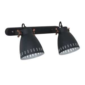 Бра New York WL-428-2 1xЕ27x40 Вт, металл, цвет чёрный