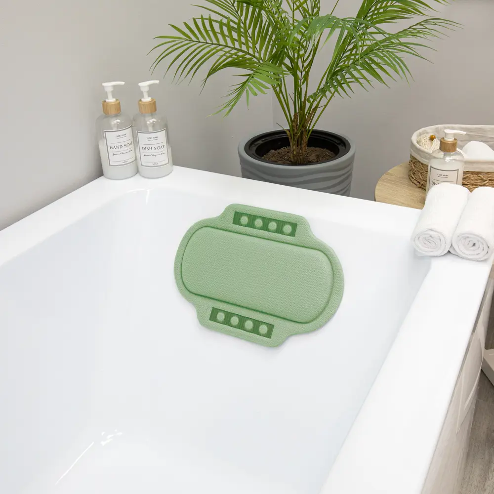 Подушка для ванны V-Line 25x37 см цвет фисташковый Без серии STLM-2084606 - Вид №2