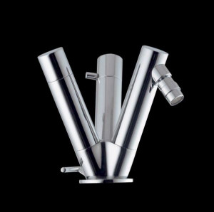 8045-010 Mariner Voyager, двухвентильный смеситель для биде с донным клапаном, цвет хром