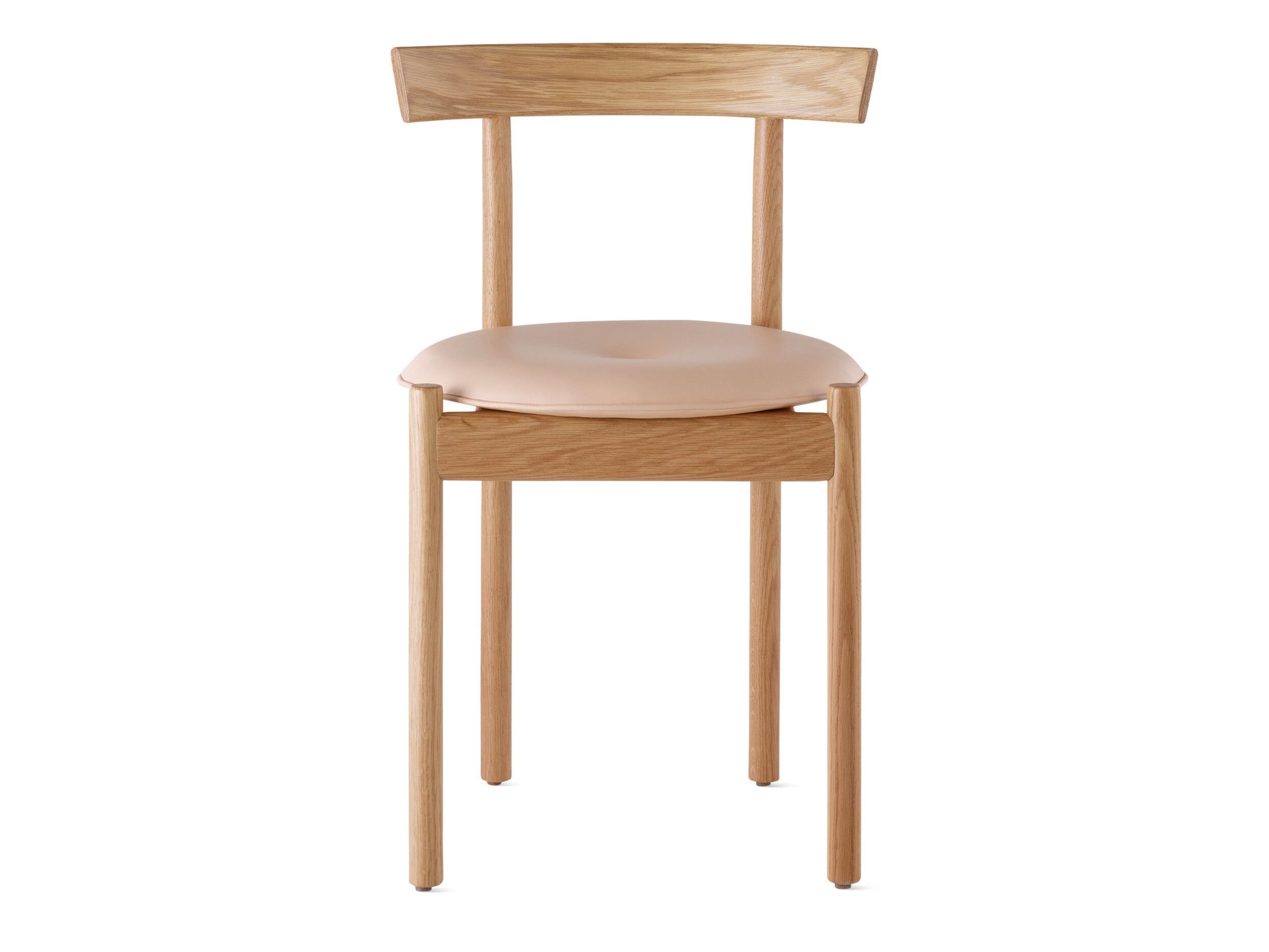 Стул из массива дерева с мягким сиденьем Herman Miller Comma ARCH-00076455