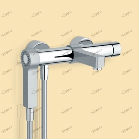 1880/P320 1 TOOL Смеситель для ванны настенный с ручным душем цвет хром Mamoli 38132