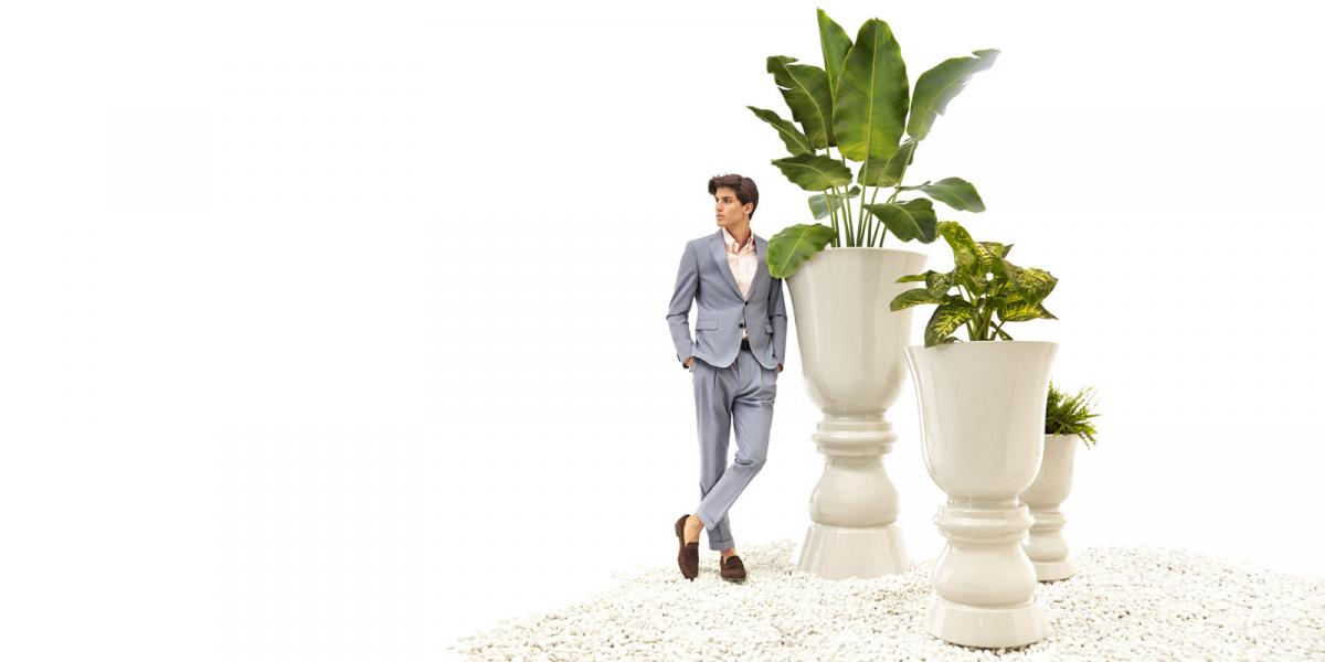 070412 Кашпо диаметр 75x150 Vondom SUAVE - Вид №9