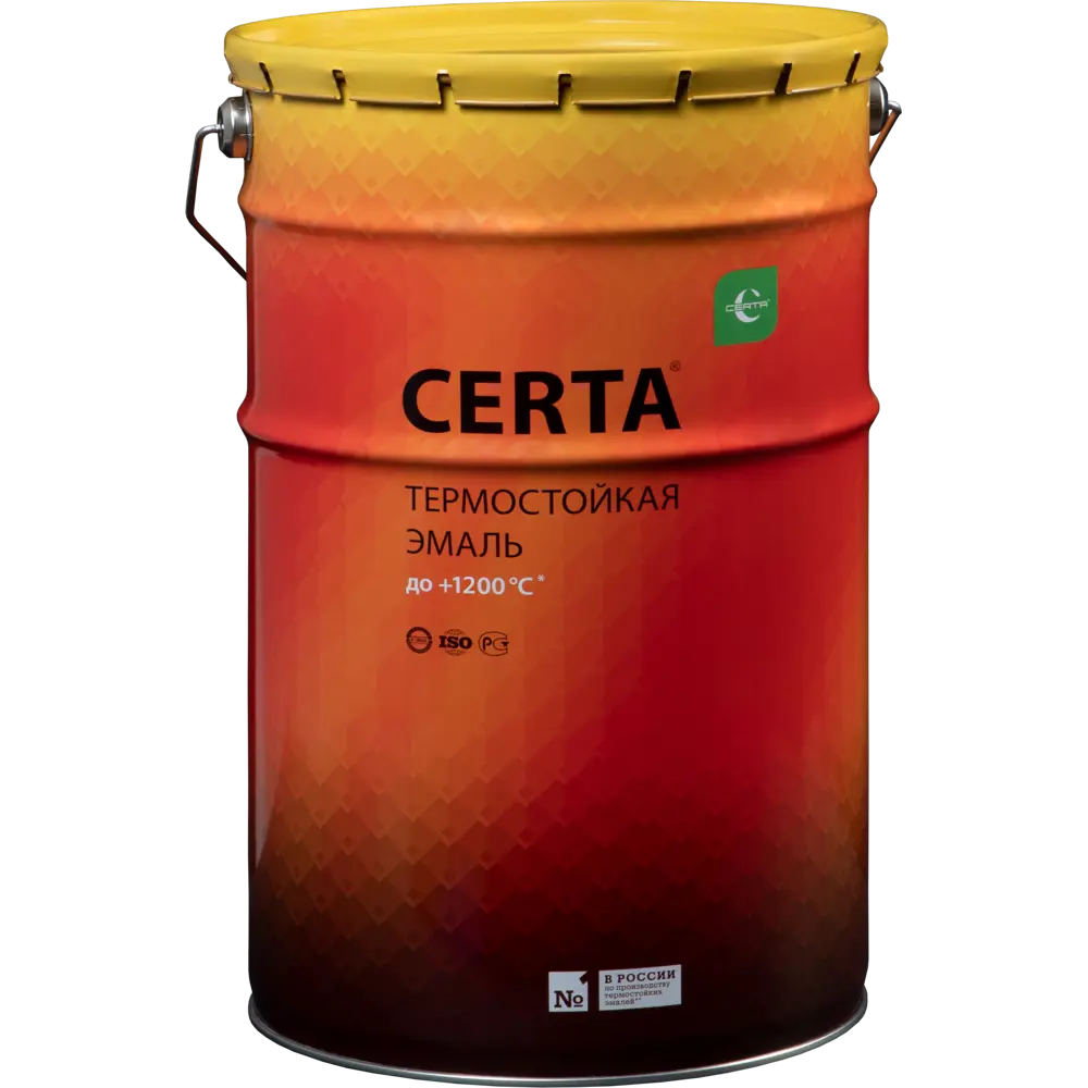 Эмаль термостойкая Certa цвет оранжевый 25 кг 84815766 STLM-2068349  - Вид №1