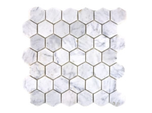 Мозаика из каррарского мрамора