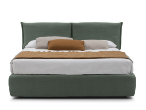 Двуспальная кровать с мягким контейнером