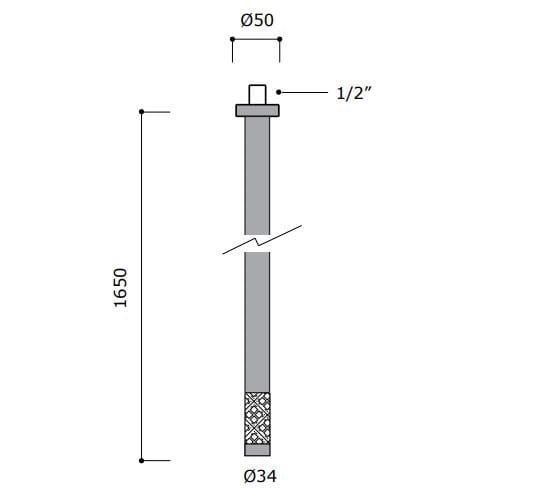 Из нержавеющей стали и стеклянного потолка дозирующий носик для умывальника MINA REVITRUM ARCH-00114245 - Вид №2