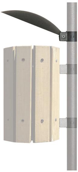 Tegolaia Контейнер для мусора из стали и дерева для улицы sun-id-1439131 - Вид №3