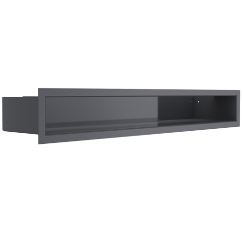 Вентиляционная решетка Kratki LUFT 90х600 графитовая 5444 - Вид №1