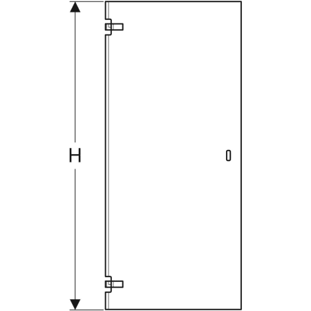 500.873.00.5 Распашная дверь IDO Design Geberit  - Вид №3