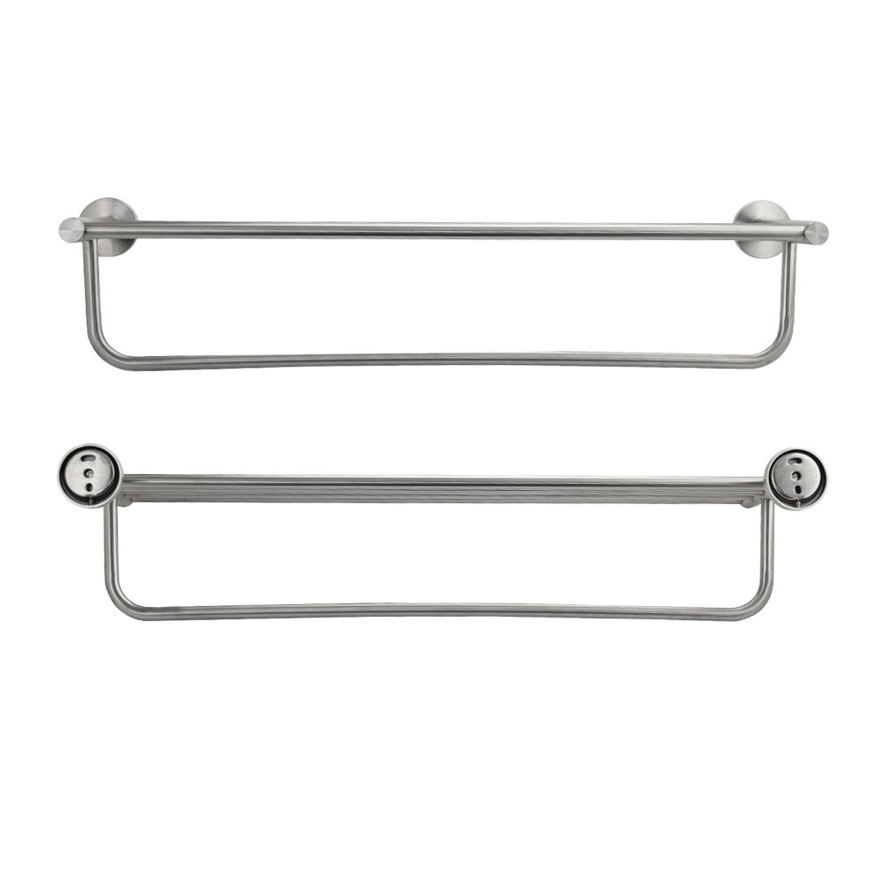 GFmark - Полка для полотенца с опорой, большая, из нержавеющей стали, код: 80142  - Вид №5