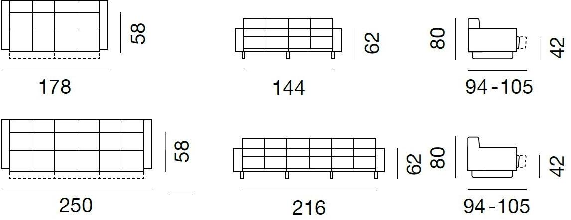 de Sede 3-х местный кожаный диван sun-id-1441641 - Вид №2