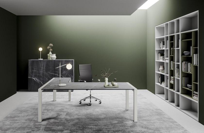 PROF Лакированный письменный стол для руководителей Extralight sun-id-1428220 - Вид №8