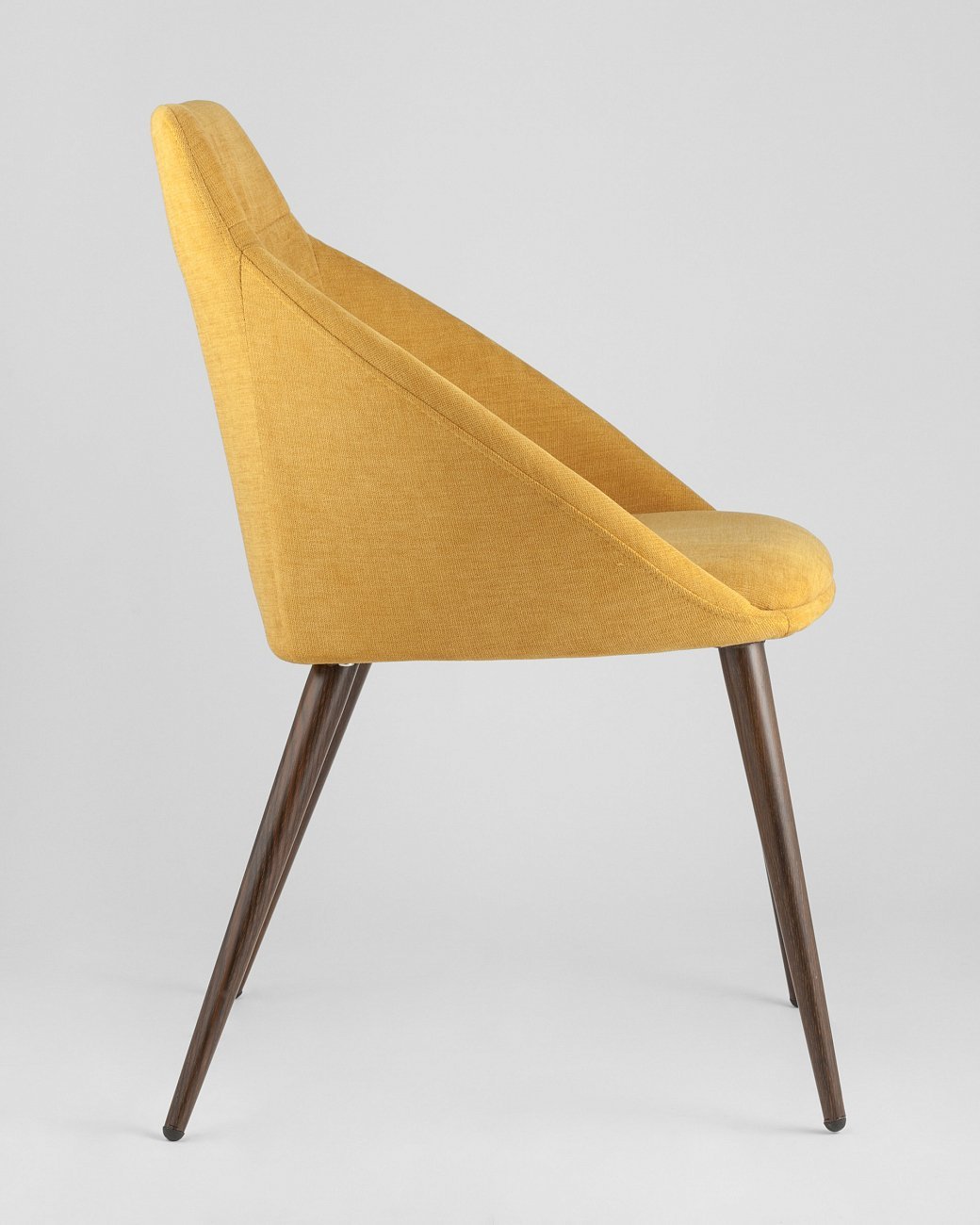 Стул со спинкой и подлокотниками желтый "Квини" STOOL GROUP ДИЗАЙНЕРСКИЕ, ИНТЕРЬЕРНЫЕ 00-3946218 Желтый  - Вид №3