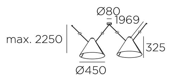 Алюминиевый подвесной светильник LedsC4 Attic ARCH-00093087 - Вид №1