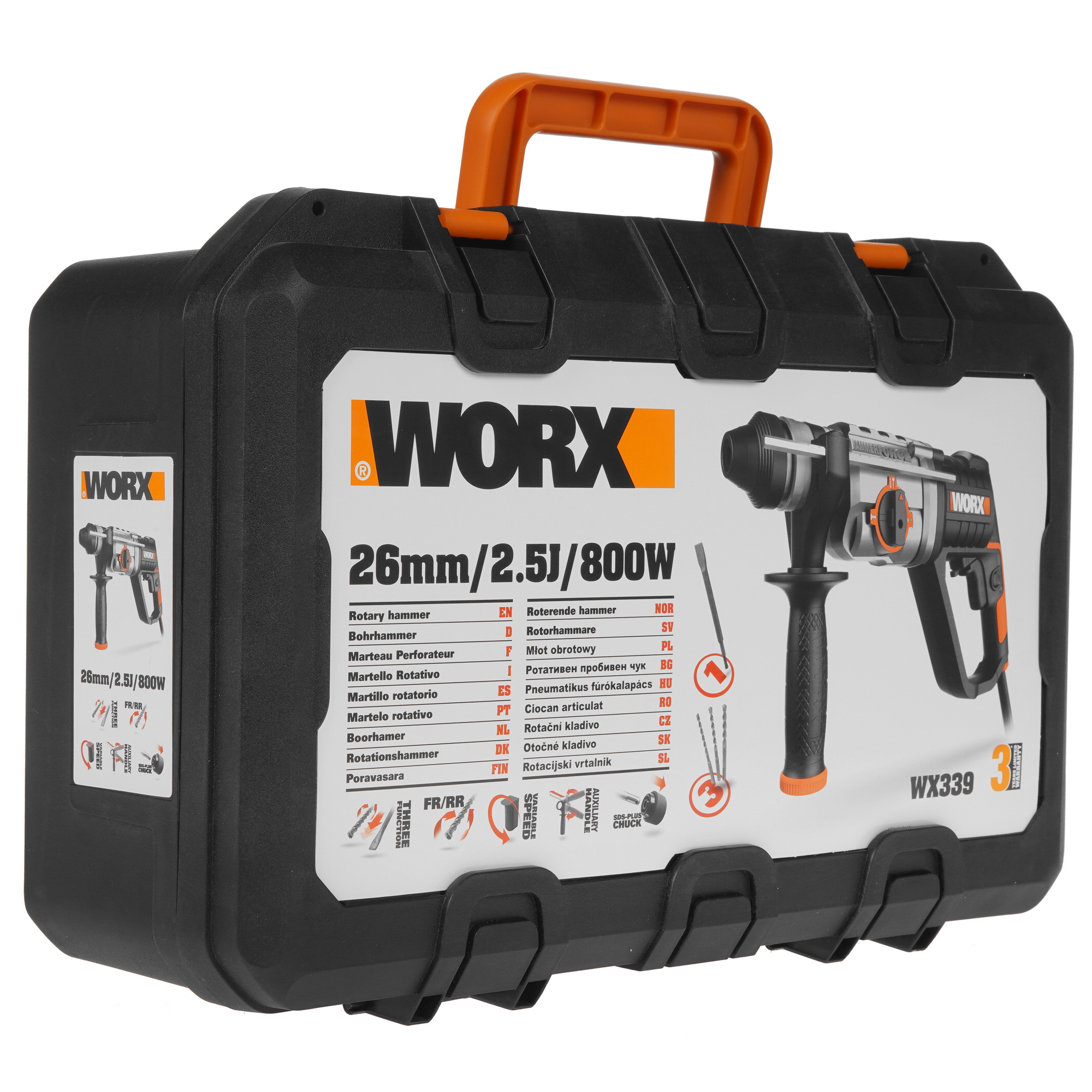 Перфоратор Worx WX339 8199924 STDN-0132959 - Вид №7