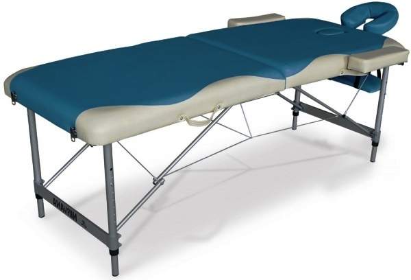 TS2010_TB Бирюзовый массажный стол NIRVANA ELEGANT DELUXE DFC  - Вид №1