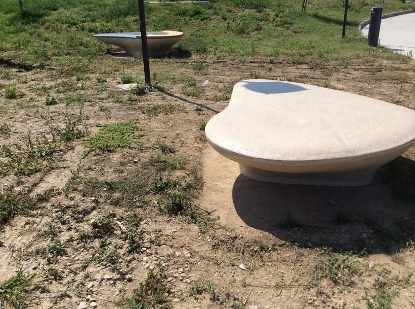 Manufatti Viscio Изогнутая скамья из реконструированного камня sun-id-1491143 - Вид №4