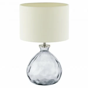 Настольная лампа дизайнерская Eaten 94461 EGLO ВАЗА 080401 Белый;прозрачный