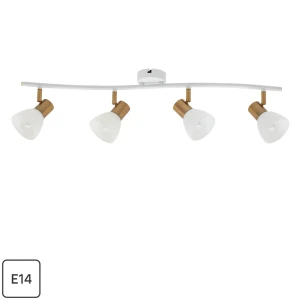 Спот поворотный Arte Lamp Falena 4 лампы E14 12 м² цвет белый
