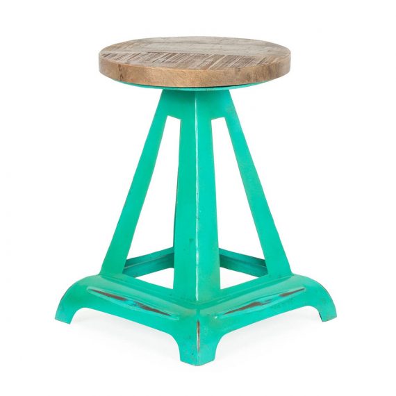 080952 Табурет из дерева и металла Francisco Segarra Daki Santreyd  - Вид №7