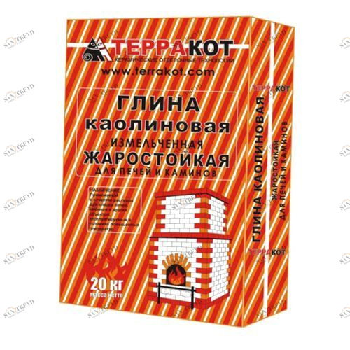 Глина коалиновая 20 кг. ТерраКот Santreyd 2639