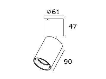 Алюминиевый потолочный светильник / Настенный светильник 247LAB Twentyfour7 ARCH-00140103 - Вид №2