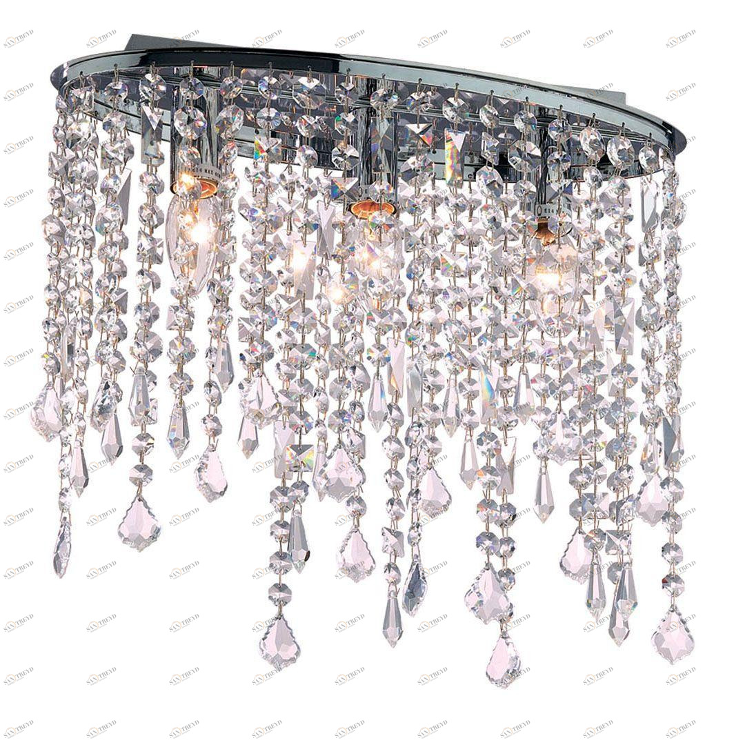 Потолочный светильник Ideal Lux Rain PL маленький IDEAL LUX КАСКАДНЫЕ 074047 Прозрачный;серебро 