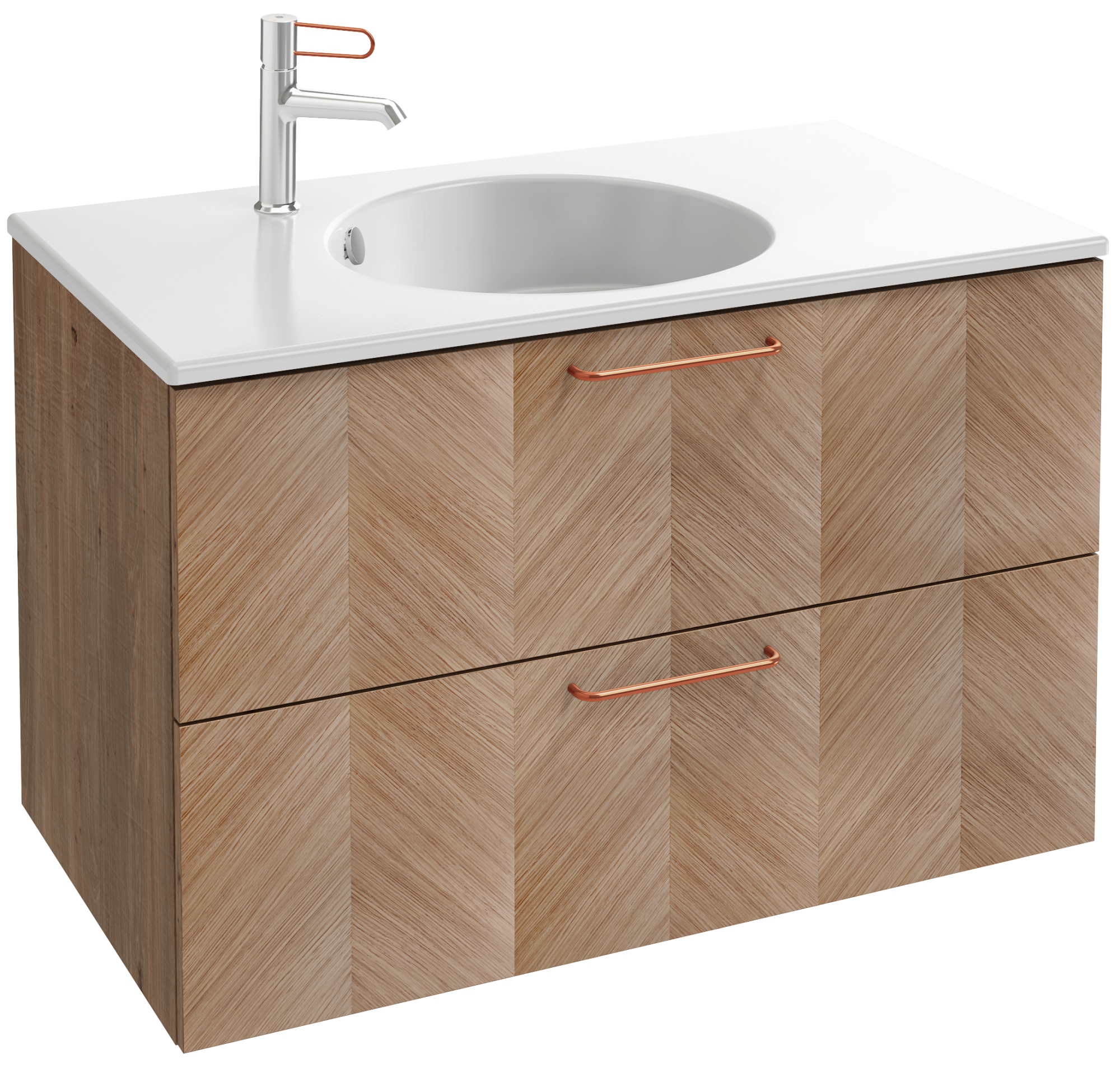 EB2523-R7-M90 Тумба под столешницу 90 см, 2 ящика, бронзовая ручка JACOB DELAFON ODÉON RIVE GAUCHE ODEON RIVE GAUCHE