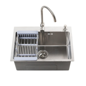 Мойка D6045H+4 сатин MELANA ProfLine 3,0/220 комплект мойки из нержавеющей стали 5 в 1