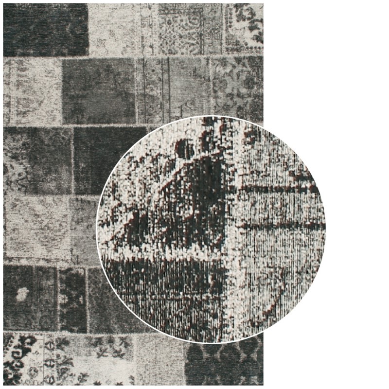 S73GR/NEX195 Ковер Adriani e Rossi Серый черный 