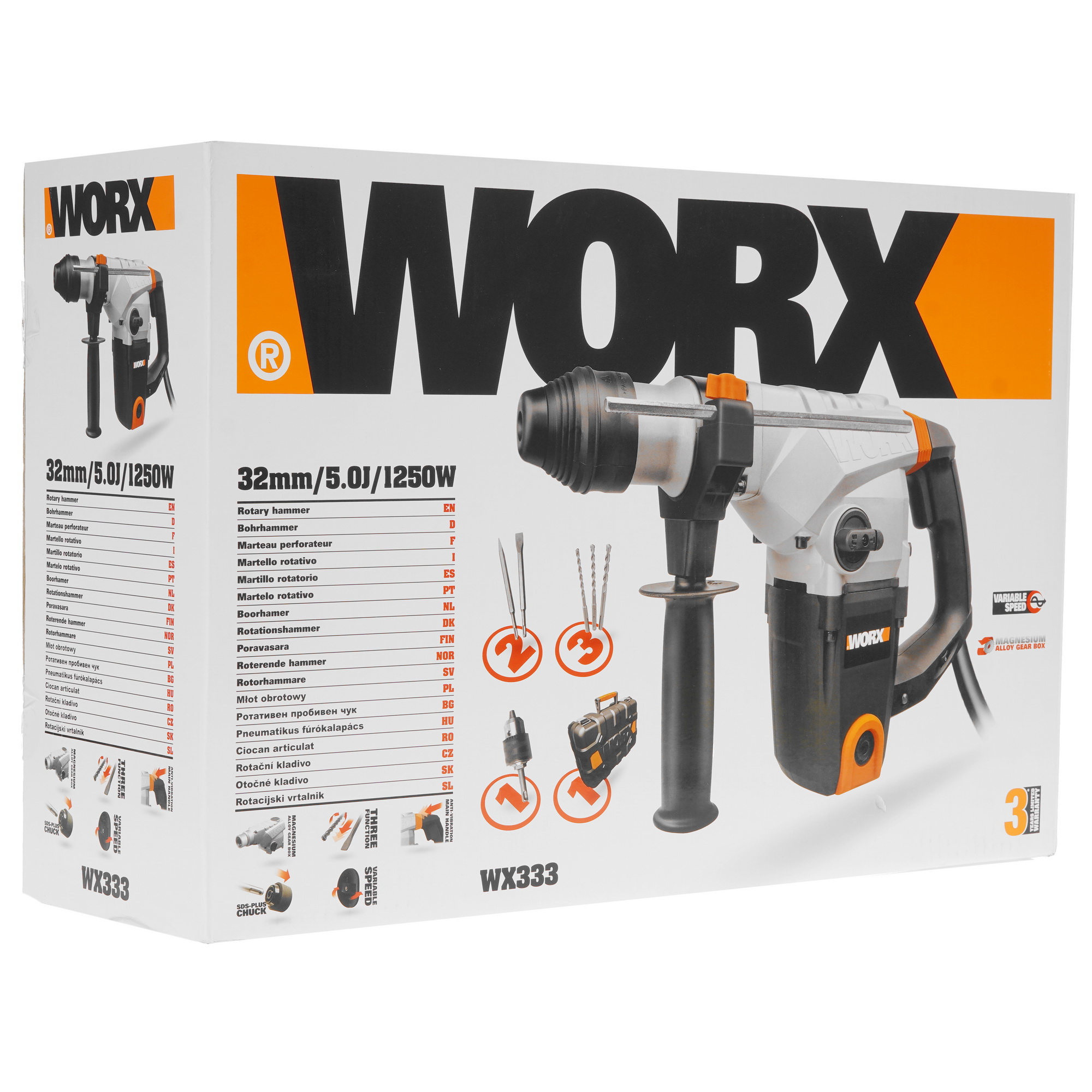 Перфоратор Worx WX333 8199923 STDN-0109287 - Вид №9